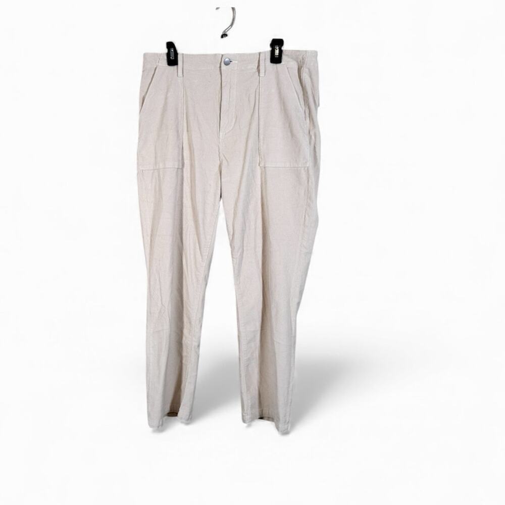 Driftwood Tan Corduroy Straight Leg Pants Womens 32 Fall Preppy Casual High Rise